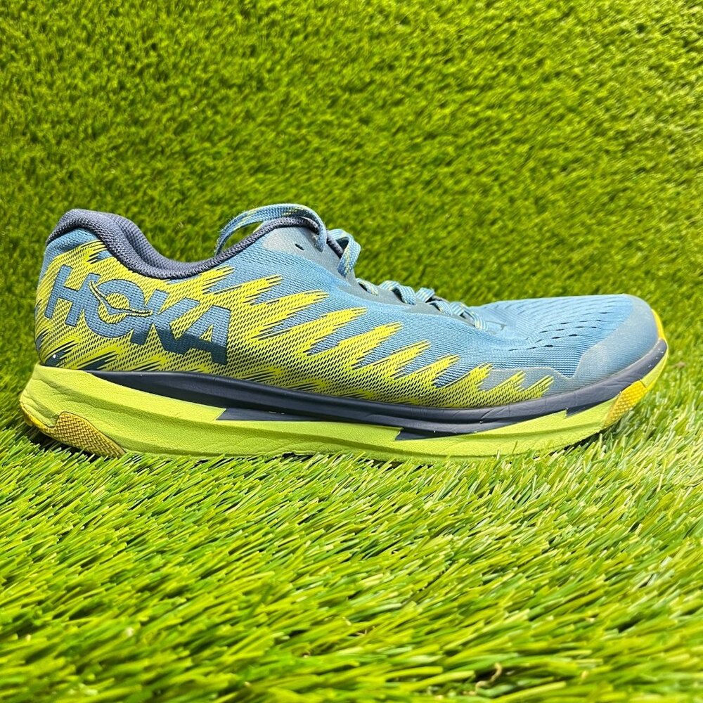Hoka One One Torrent 3 Mens Size 9 Blue Green Athletic Running Shoes Sneakers
